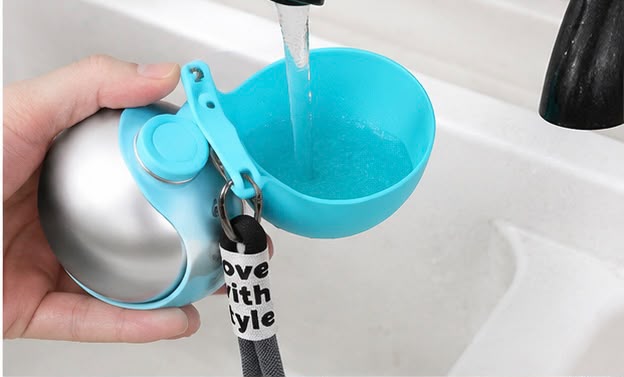 HydraPet | Botella Portatil Plegable para Mascotas