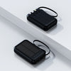 Mini Power Bank Solar con Cables Integrados